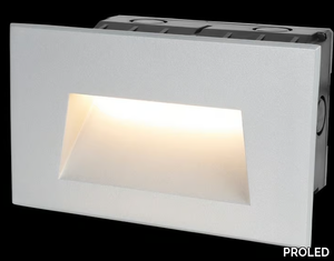 REC L+ - LED wall-mounted outdoor powder coated aluminium steplight _ PROLED