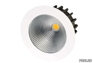 MACROS 30 PRO - Recessed LED round aluminium spotlight _ PROLED