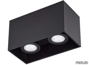 BLOX DUO - LED multiple ceiling aluminium spotlight _ PROLED