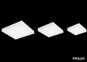 MOON SQUARE - LED aluminium ceiling light _ PROLED