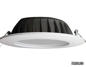 MACROS 24 FROST - Recessed LED round aluminium spotlight _ PROLED