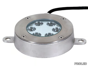 IP68 SPOT 6X 2 WATT MONO - LED Glass and Stainless Steel underwater lamp _ PROLED