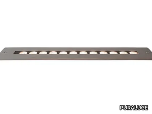 LIRA INCASSO - LED Anodized aluminium outdoor ceiling lamp _ PURALUCE