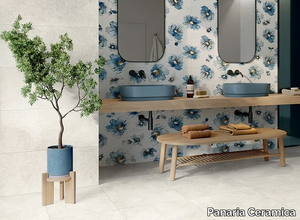 SILK - Porcelain stoneware wall/floor tiles with stone effect _ Panaria Ceramica