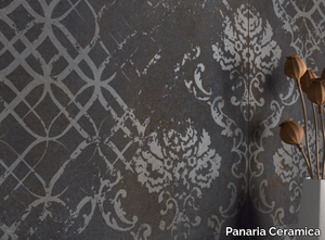 PETROL - Laminated stoneware wall/floor tiles with metal effect _ Panaria Ceramica