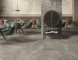 SUBURB GREY - Porcelain stoneware wall/floor tiles with stone effect _ Panaria Ceramica