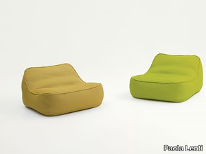 FLOAT - Upholstered fabric garden armchair _ Paola Lenti