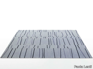 GRAFFITO - Striped felt rug _ Paola Lenti