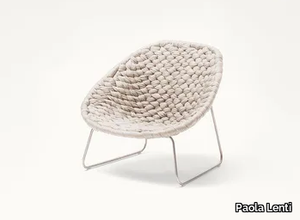 SHITO - Sled base polyester garden armchair _ Paola Lenti