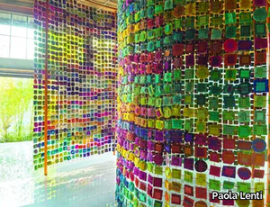 COUTURE - Hanging fabric room divider _ Paola Lenti