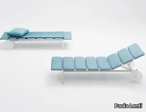 MIRAMAR - Recliner sun lounger with castors _ Paola Lenti