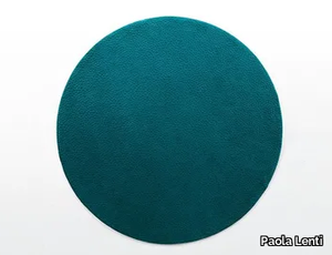 SHORE - Solid-color round wool rug _ Paola Lenti