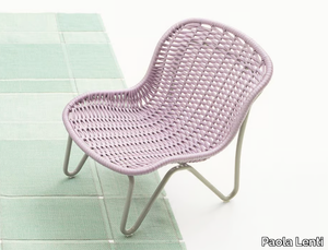 JARDÍN - Garden rope easy chair _ Paola Lenti