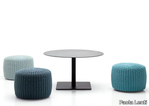 GIRO - Height-adjustable round coffee table _ Paola Lenti