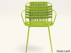 TELAR - Synthetic fibre chair with armrests _ Paola Lenti