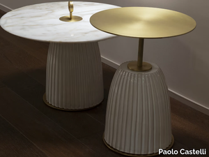 DIONE - Low ceramic and metal coffee table _ Paolo Castelli