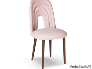 ECHO - Nabuk chair open back _ Paolo Castelli