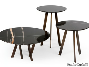 FOR HALL - Low round marble coffee table _ Paolo Castelli