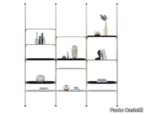 PETRA - Open wall-mounted bookcase _ Paolo Castelli