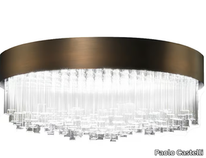 MY LAMP - LED ceiling light in borosilicate glass and metal _ Paolo Castelli