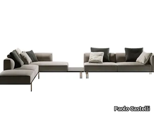 SOFT RATIO - Corner sectional leather sofa _ Paolo Castelli