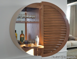 TAO - Contemporary style wooden bar cabinet _ Pacini & Cappellini