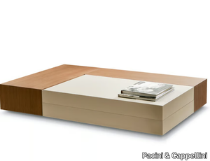 ATOLLO - Low coffee table with storage space _ Pacini & Cappellini