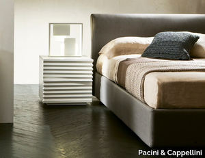 TIFFANY - Wood fibre bedside table with drawers _ Pacini & Cappellini