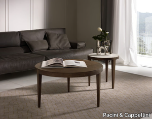 DOMINIQUE - Low round coffee table _ Pacini & Cappellini