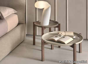 GONG - Round coffee table with tray _ Pacini & Cappellini