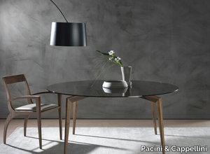 HOPE - Round solid wood table _ Pacini & Cappellini