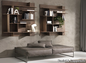 MAZE - Wall-mounted sectional bookcase _ Pacini & Cappellini