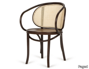 B 1890 - Beech chair with armrests _ Paged