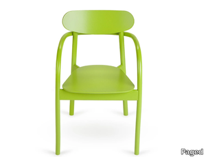 LABENDA - Stackable chair with armrests _ Paged