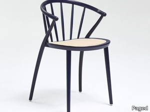 SUDOKU ERBA - Beech chair with armrests _ Paged