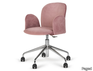 APRIL 5 - Height-adjustable fabric office chair with castors _ Paged