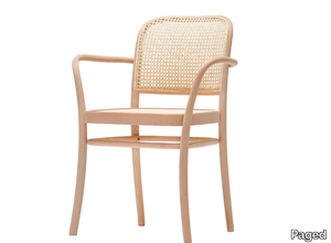 BENKO B-8120 - Beech chair with armrests _ Paged