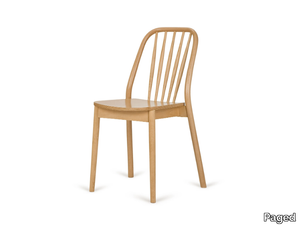 ALDO A-1070 - Stackable beech chair open back _ Paged