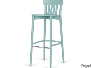 CORTE H-4311 - High stool with footrest _ Paged