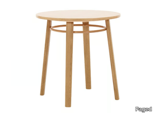 K2 S-2220 - Round wooden high side table _ Paged