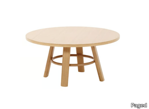 K2 S-2221 - Low round wooden coffee table _ Paged