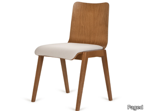 LINK A-2120 - Stackable beech chair with integrated cushion _ Paged