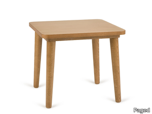 SK-MODU - Square wooden coffee table _ Paged