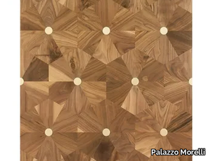 PUNTI - Walnut and brass wall/floor tiles _ Palazzo Morelli