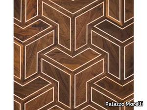 POLIEDRO - Walnut and maple wall/floor tiles _ Palazzo Morelli