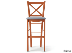 ATENA 42QJ.m2 - High beech stool with integrated cushion _ Palma