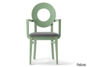 DEA 47UP.i2 - Beech chair with armrests _ Palma