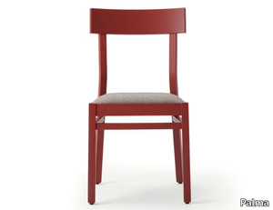 ITALIA 439C.i1 - Beech chair with integrated cushion _ Palma