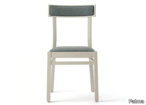 ITALIA 439D.i1 - Beech chair with integrated cushion _ Palma