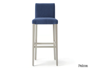 LADY 47OGI.i4 - High upholstered beech stool with back _ Palma